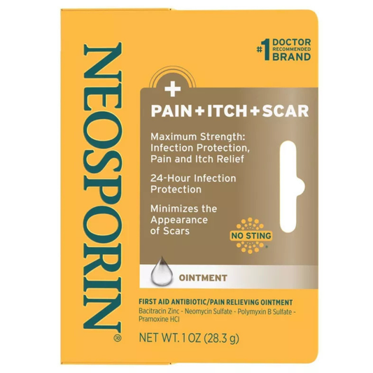 Neosporin - Antibiótico y analgésico de primeros auxilios 1 oz
