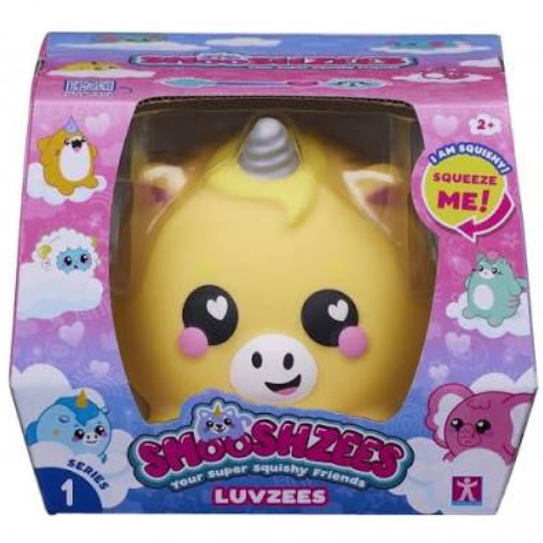 Smooshzees - Luvzees Unicornio Amarillo Serie 1
