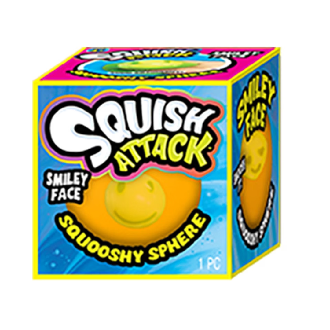 Ja-Ru Squish Attack - Esfera Squooshy Amarillo