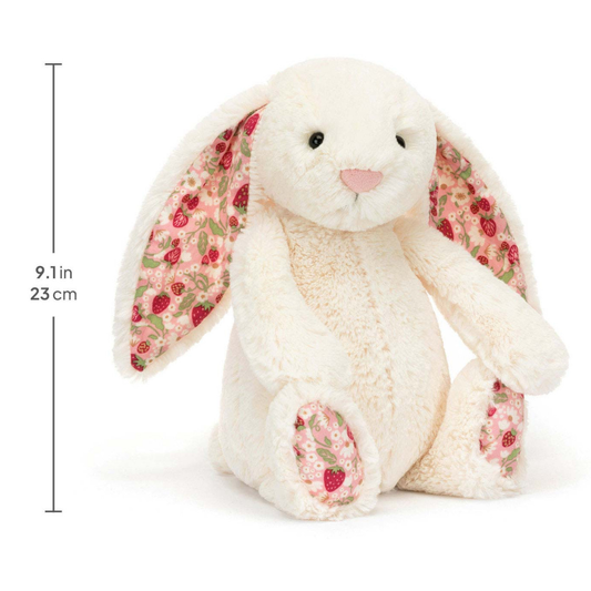 Peluche Jellycat - Blossom Cream Bunny 'Berry' 23cm