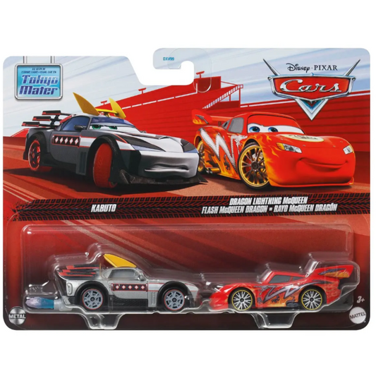 Disney Cars Diecast Tokyo Mater 2Pack - Lightning McQueen & Kabuto