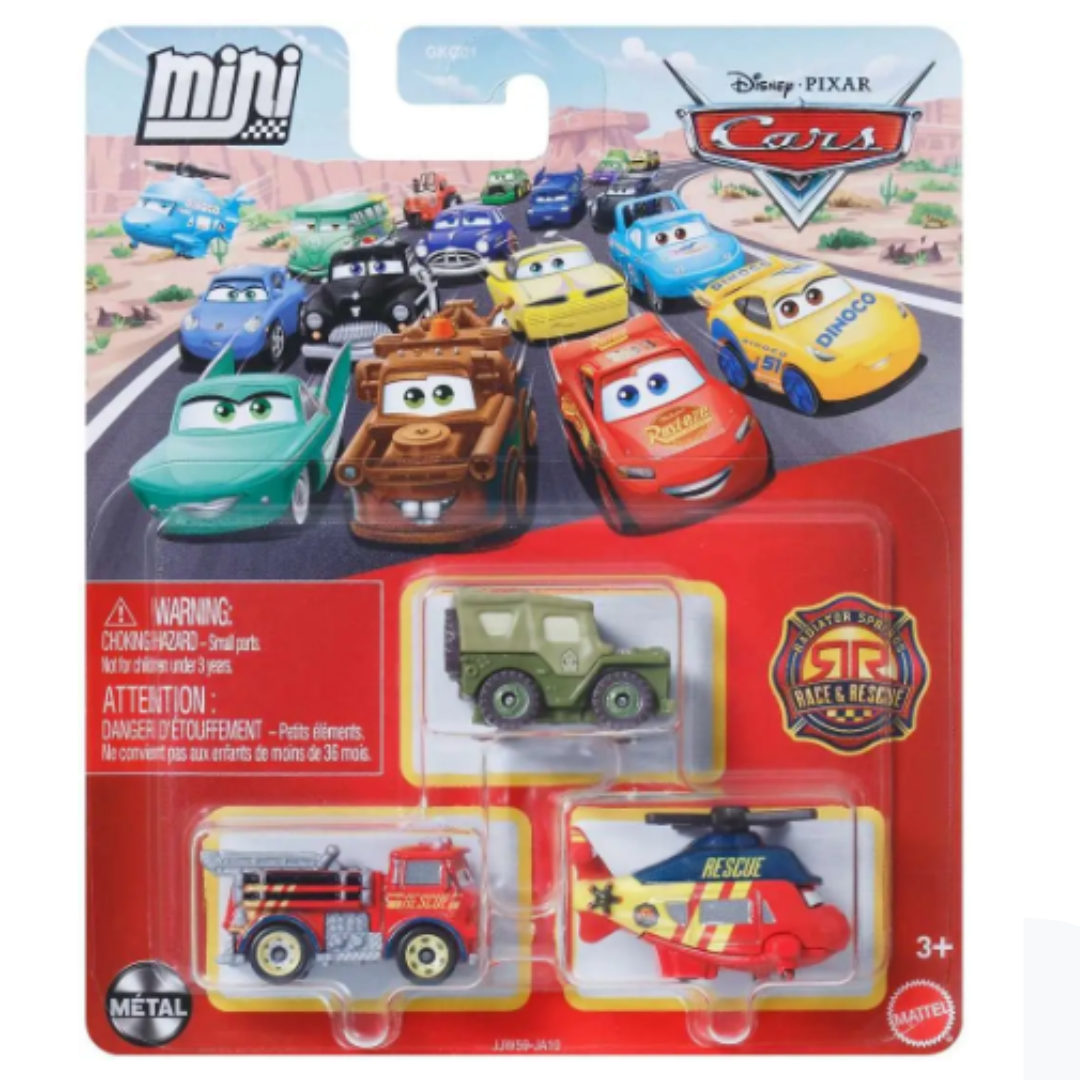 Disney/Pixar Cars Mini Racers - Sarge, Red & Rotor Turbosky (Race & Rescue)