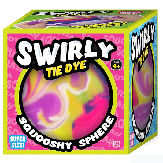 Swirly Tie Dye Sphere - Bola de masa suave