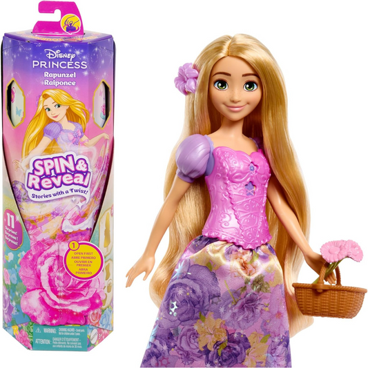 Muñeca Disney Princess - Spin & Reveal Rapunzel