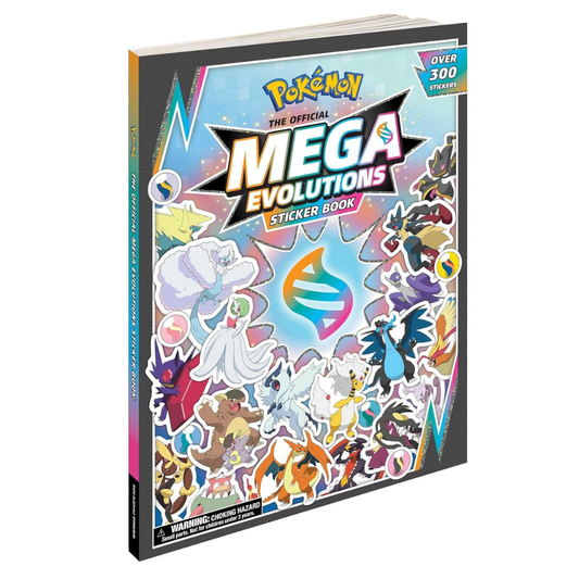 Libro de Stickers - Pokémon The Official Mega Evolutions Sticker Book