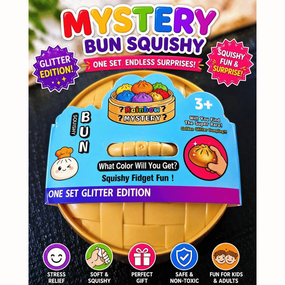 Squishy - Squishy Bun Mini Rainbow Mystery