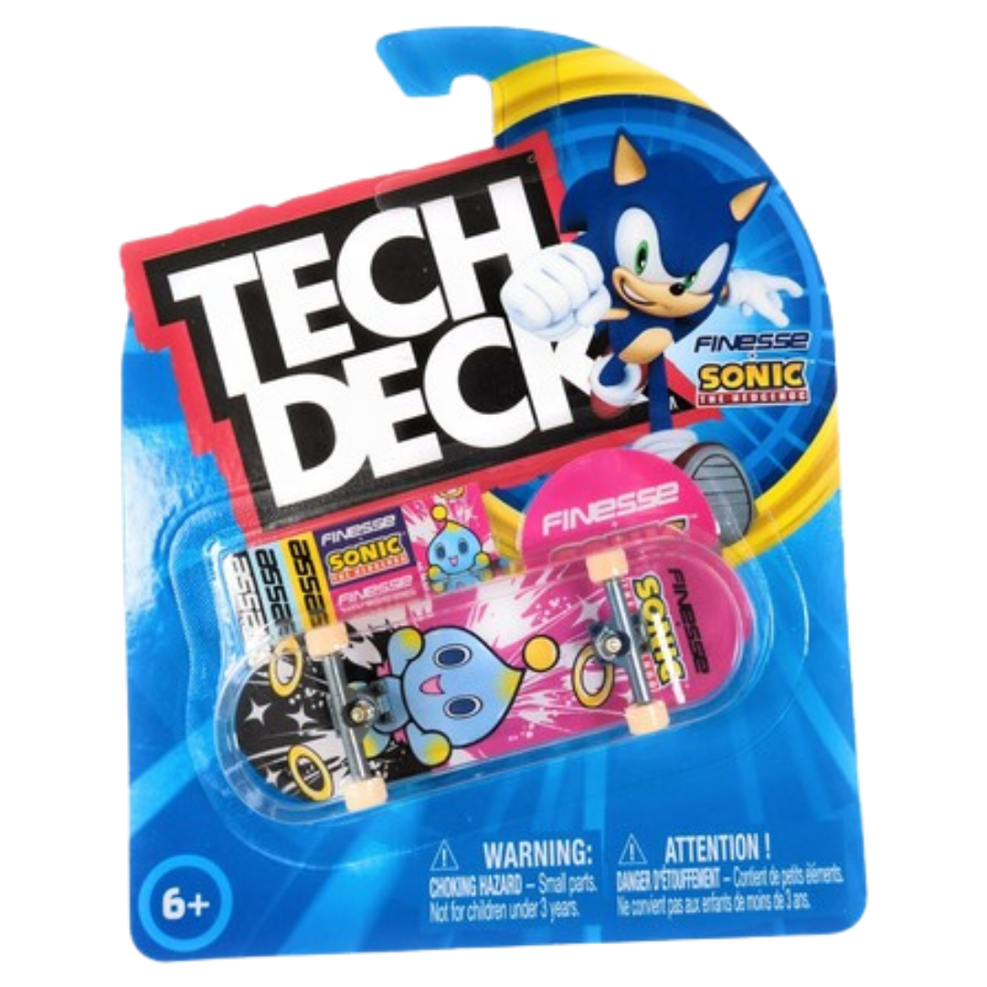 Tech Deck Finesse Skateboards X Sonic The Hedgehog Chao