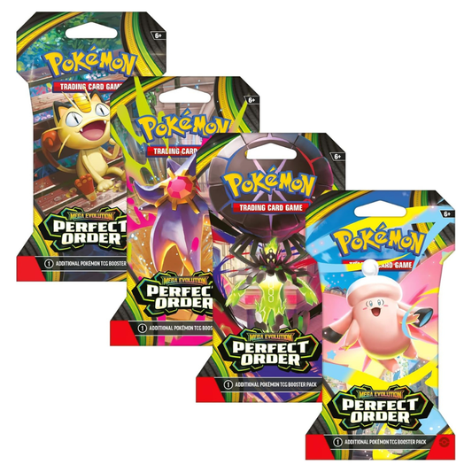 Tarjetas Pokémon - Mega Evolutions - Perfect Order Sleeved Booster Pack