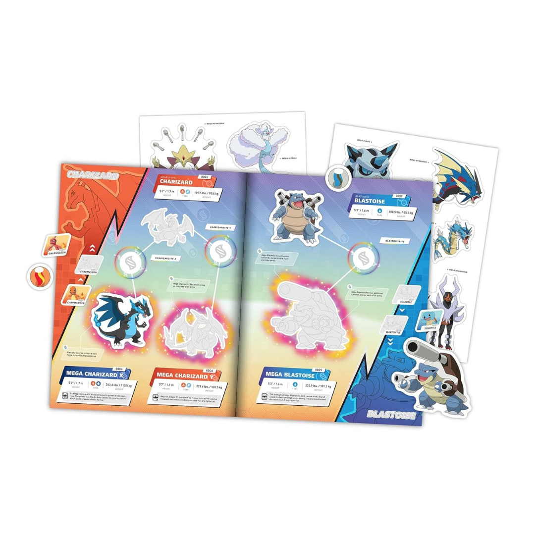 Libro de Stickers - Pokémon The Official Mega Evolutions Sticker Book