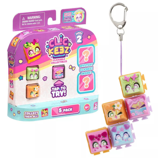 Clickeez - Pack de 5 teclados de personajes (Series 2)