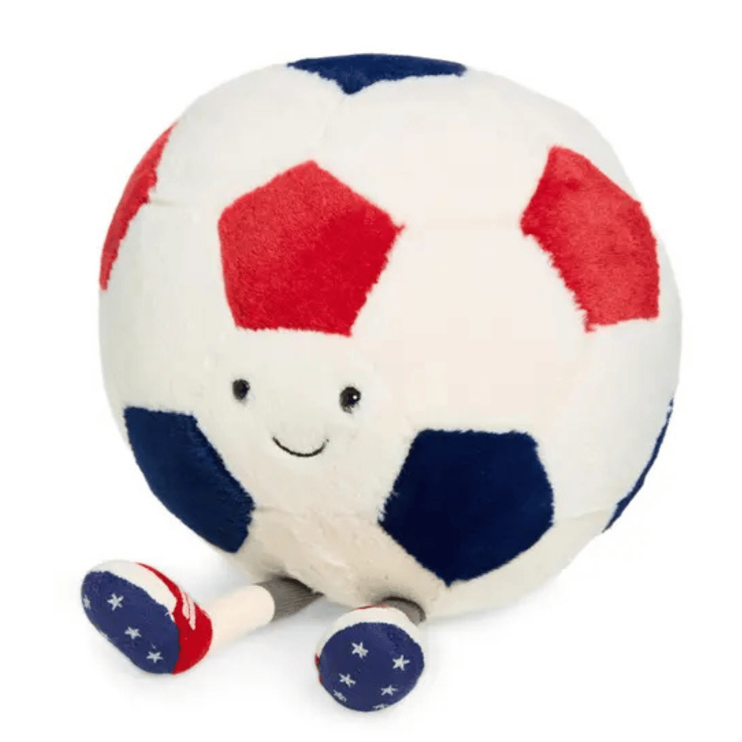 Peluche Jellycat - Amuseables USA Soccer Ball Large Plushie