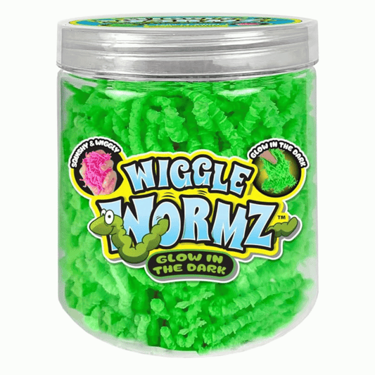JA-RU Wiggle Wormz - Glow in the Dark (Green)