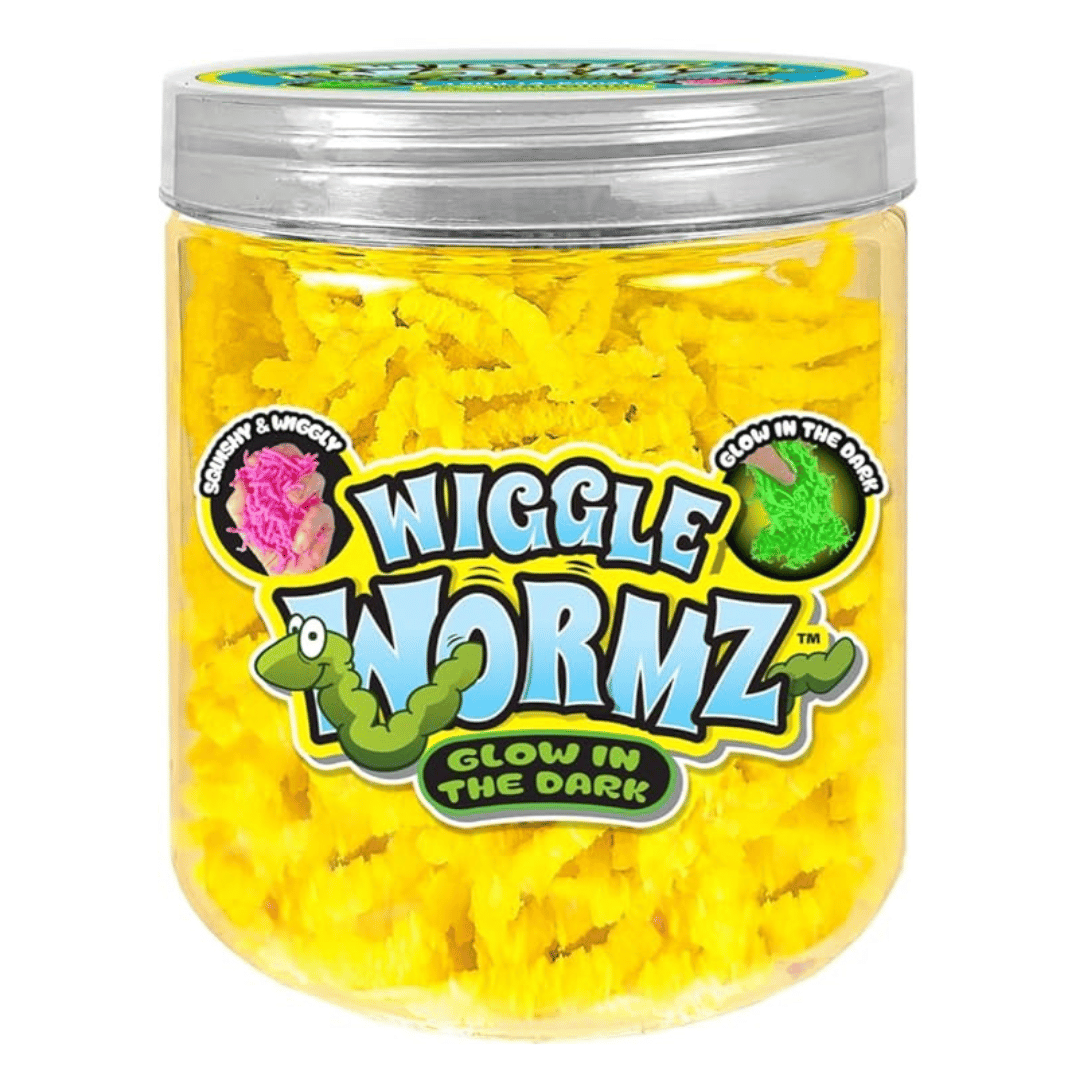 JA-RU Wiggle Wormz - Glow in the Dark (Yellow)