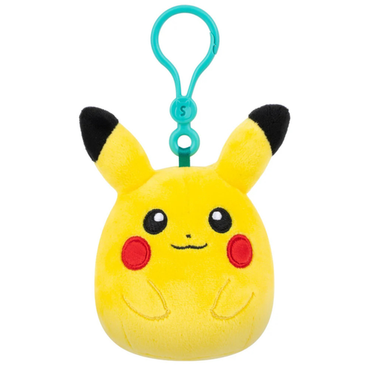 Peluche Squishmallows Clip On 3.5" - Pokémon Pikachu