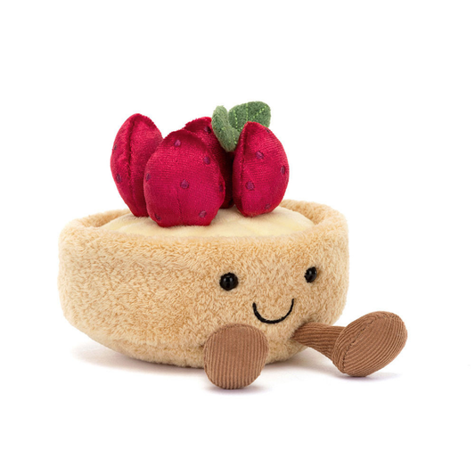 Peluche Jellycat - Amuseables Fleurette Tarte Aux Fraises