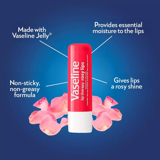 Vaseline Lip Therapy - Bálsamo labial Rosy Lips 0.16 onzas