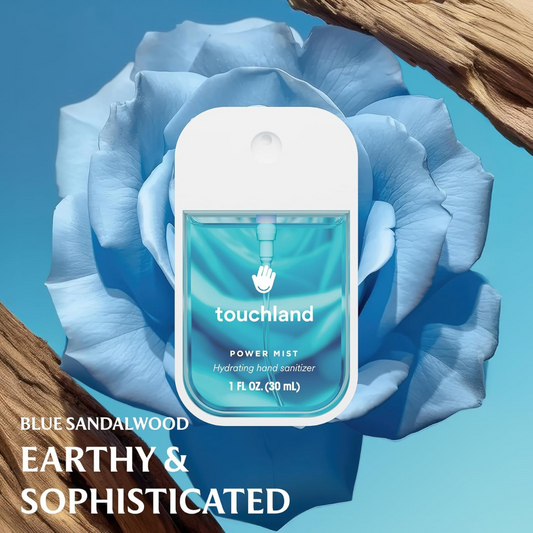 Touchland Power Mist Spray - Desinfectante de manos hidratante Blue Sandalwood