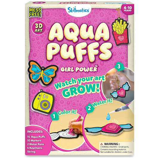 Skillmatics Aqua Puffs - Kit de arte 3D Girl Power