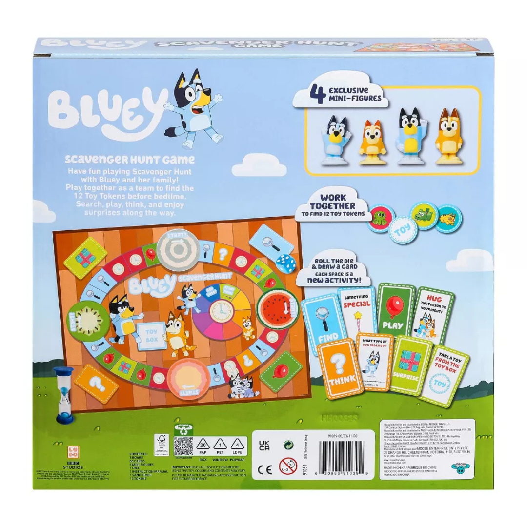 Juego de mesa - Juego de búsqueda del tesoro de Bluey