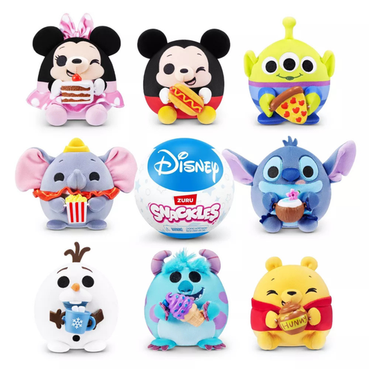 Snackles Series Disney - Peluche en cápsula de 5 pulgadas