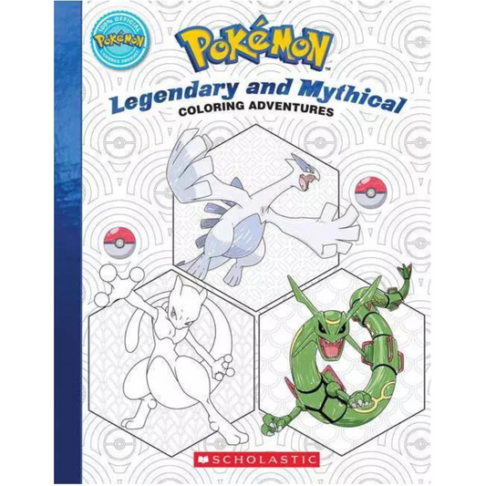 Libro para Colorear - Pokémon Coloring Adventures #2: Legendary & Mythical