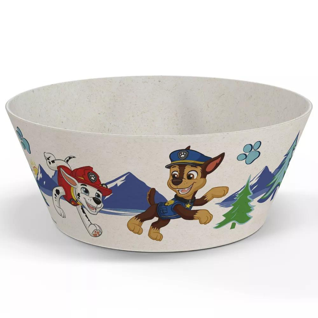 Zak Designs - Paw Patrol Juego de bowls de bambú melamina de 22oz (2 unidades)