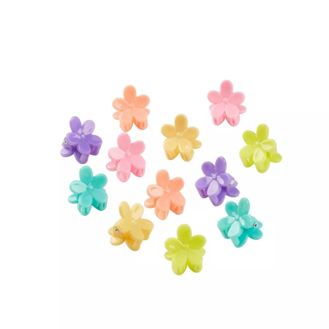 Scunci Kids' Flower Hair Claw Clip - 12 unidades