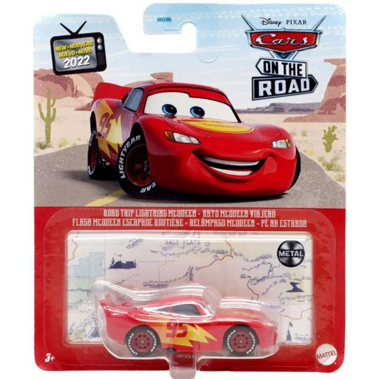 Disney Cars Diecast - On The Road Road Trip Lightning McQueen