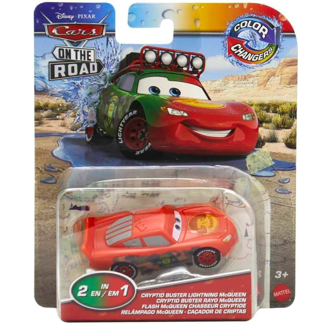 Mattel Disney Pixar Cars Color Changers Cryptid Buster Lightning McQueen