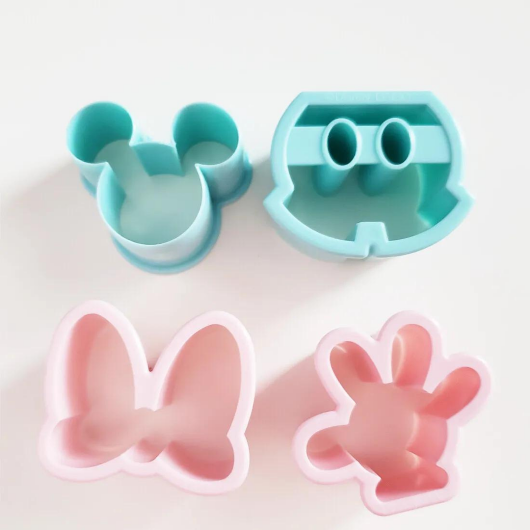 Juego de 4 moldes cortadores Disney - Mickey Mouse