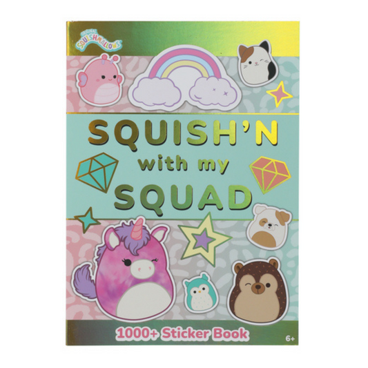 Squishmallows - Libro de Stickers squish'n with my squad