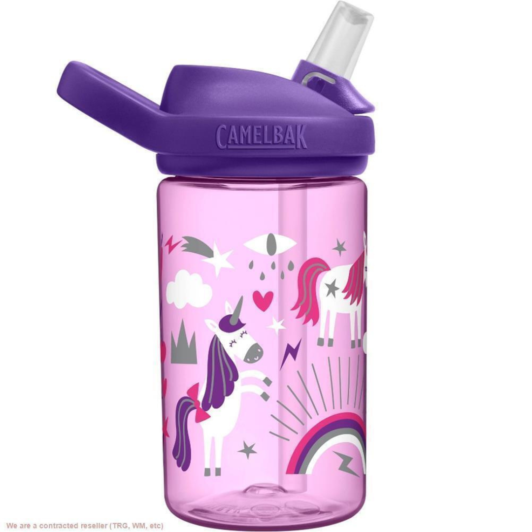 CamelBak Eddy+ 14oz Kids' Tritan Renew Water Bottle - Unicorn Party Modelo 2