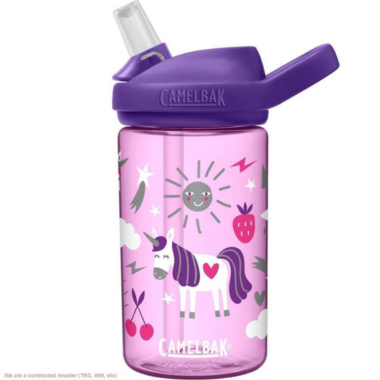 CamelBak Eddy+ 14oz Kids' Tritan Renew Water Bottle - Unicorn Party Modelo 2