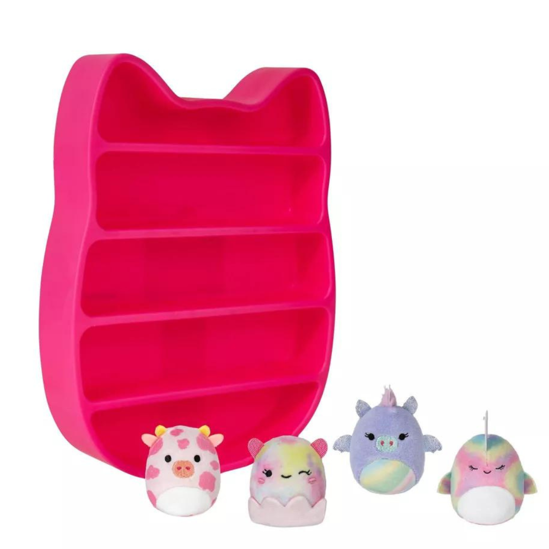 Squishville de Squishmallows Pink Play & Display