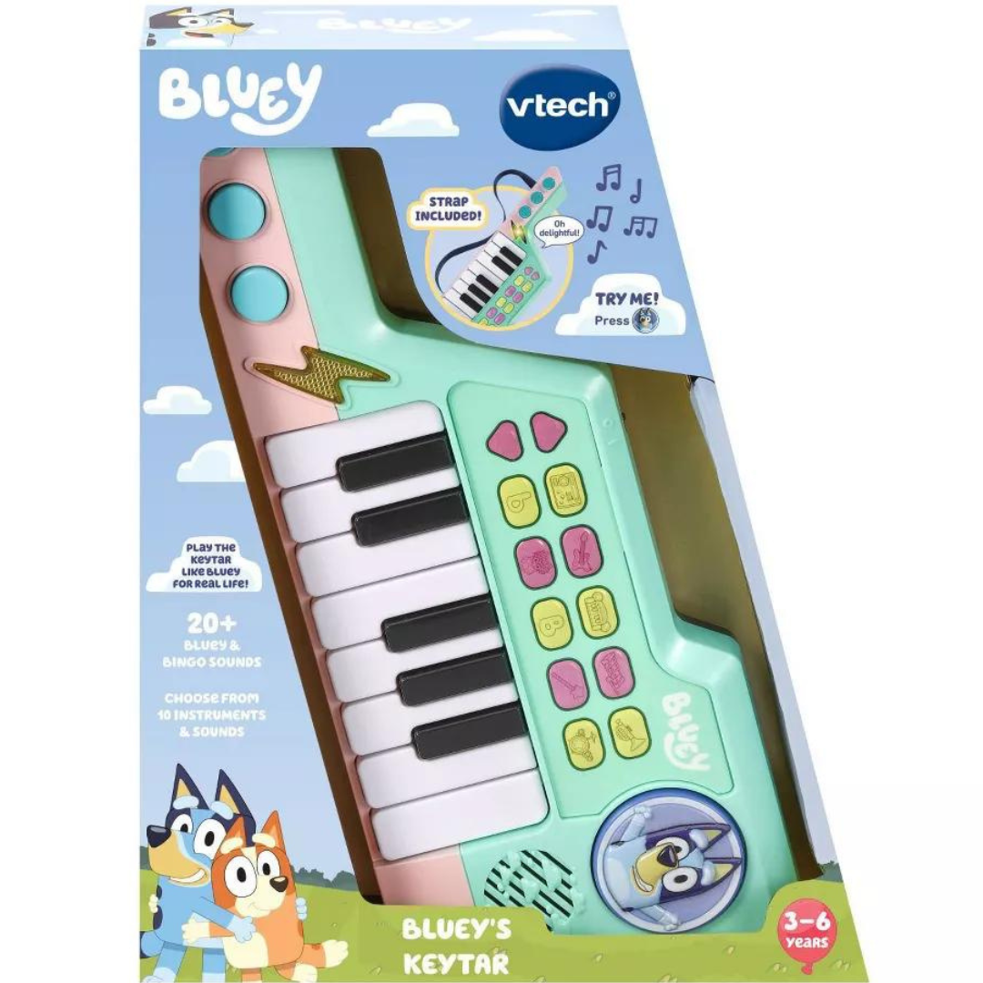 VTech Bluey Jam Sesh Keytar Pom Pom Store.pe