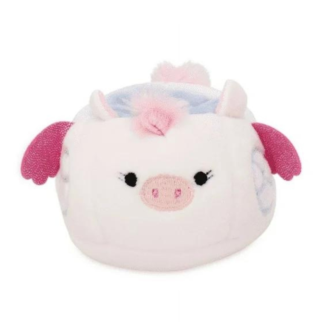 Squishville - Mini Squishmallow Vehículo Airplane White Unicorn