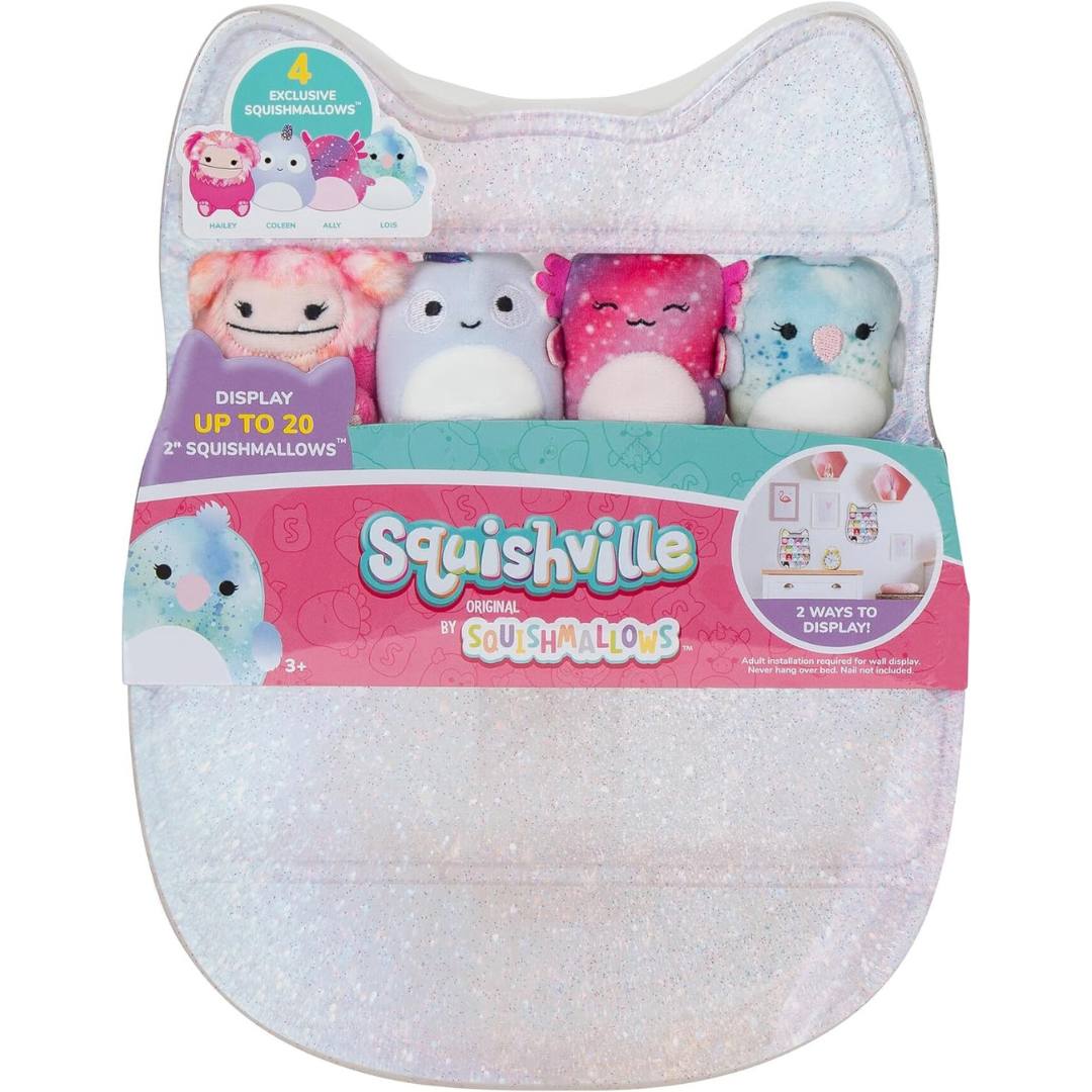 Squishville de Squishmallows Glitter Play & Display