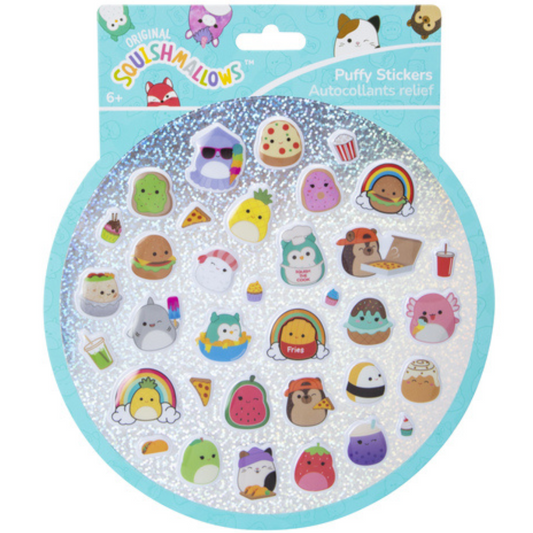 Squishmallows - Puffy Stickers Food