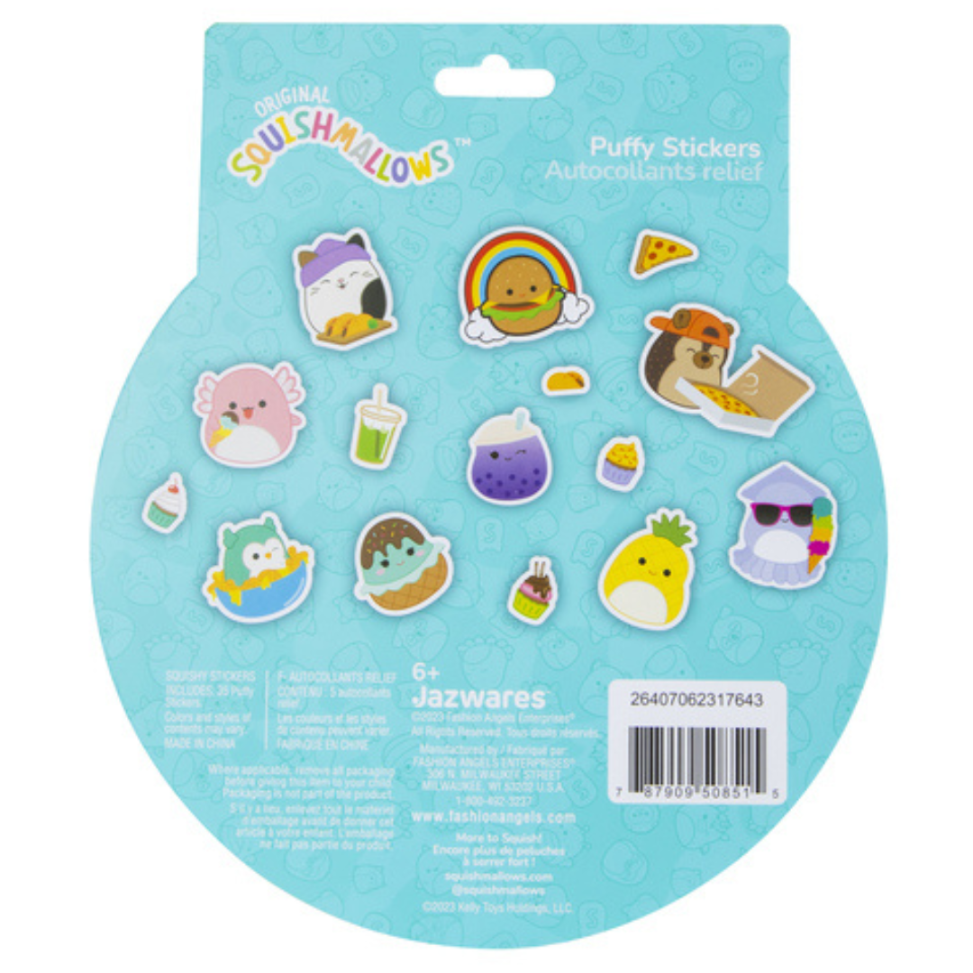 Squishmallows - Puffy Stickers Food