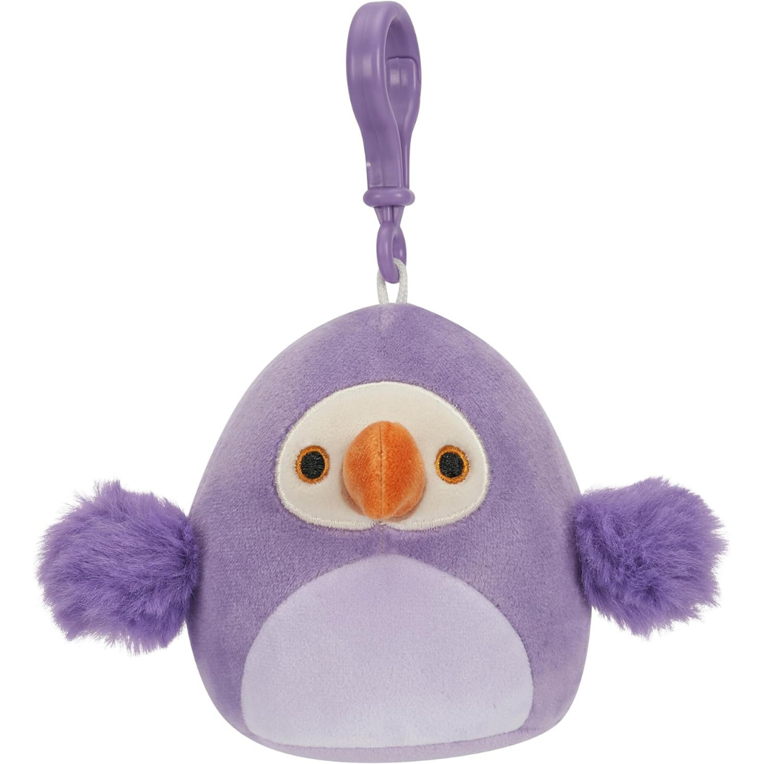 Peluche Squishmallows Clip On 3.5" - Neha the Dodo bird