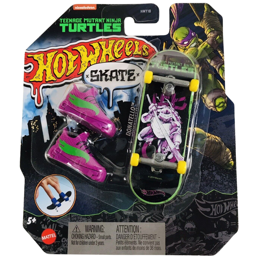 Patineta Hot Wheels - Donatello Teenage Mutant Ninja Turtles