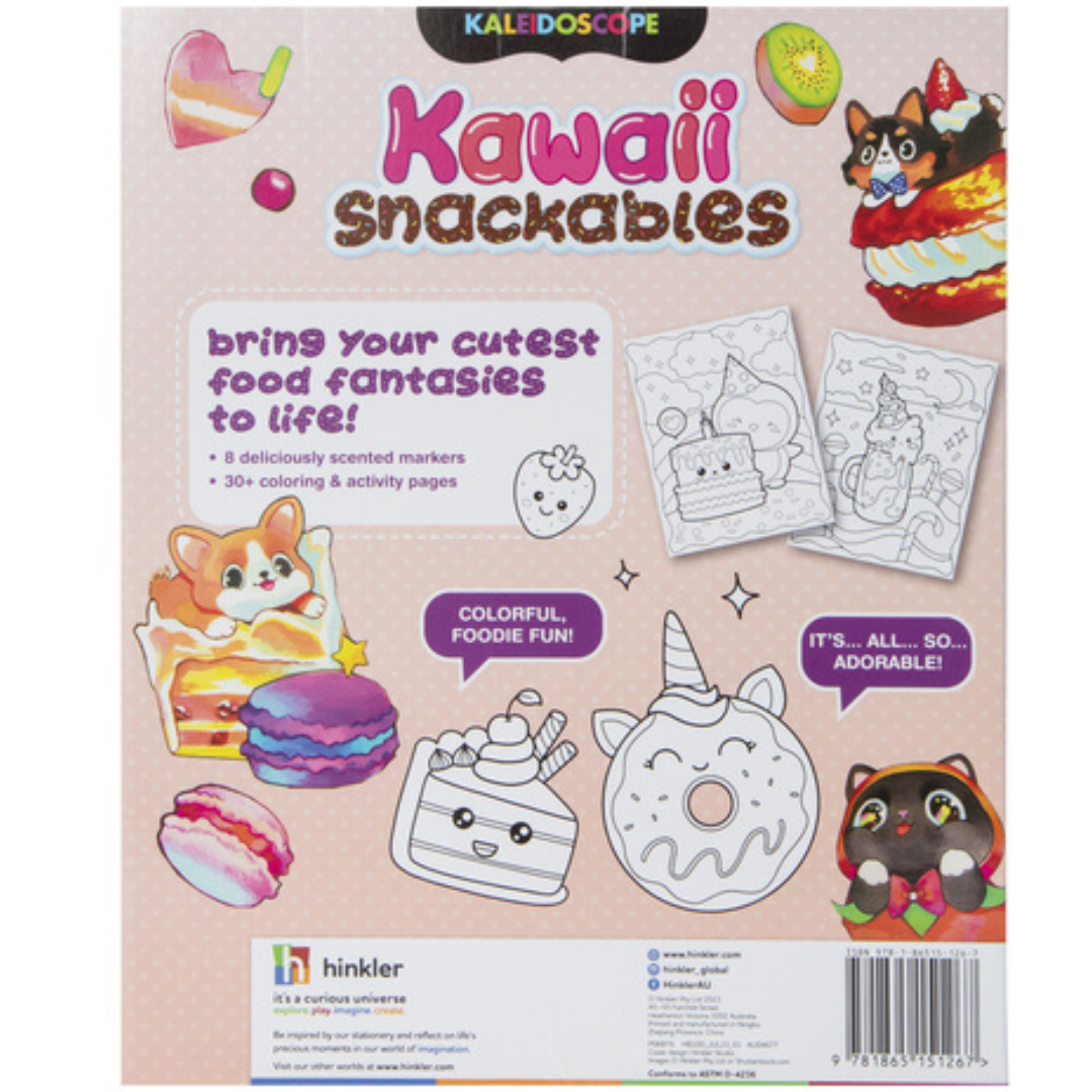 Kit para Colorear - Kaleidoscope Kawaii Snackables