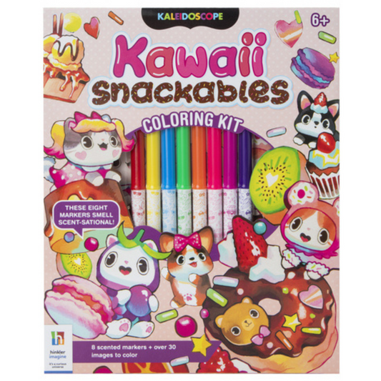 Kit para Colorear - Kaleidoscope Kawaii Snackables