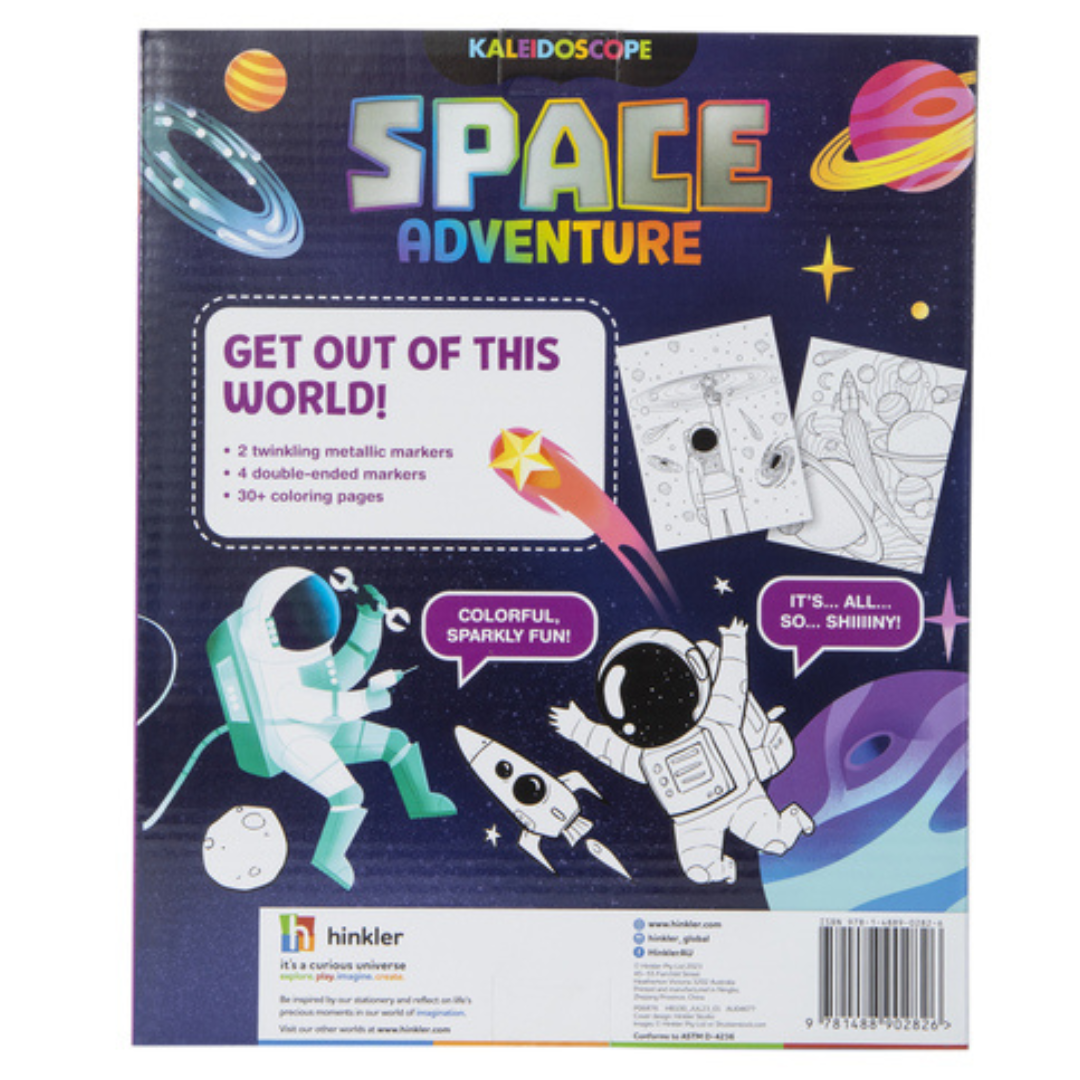 Kit para Colorear - Kaleidoscope Space Adventure