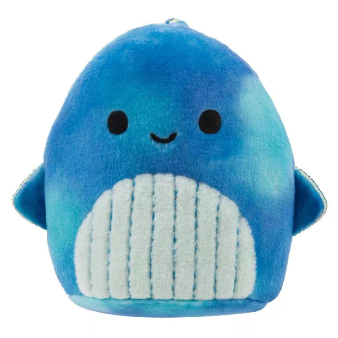 Squishville By Squishmallows 2" - Cyan the Dark Blue Tie Dye Whale