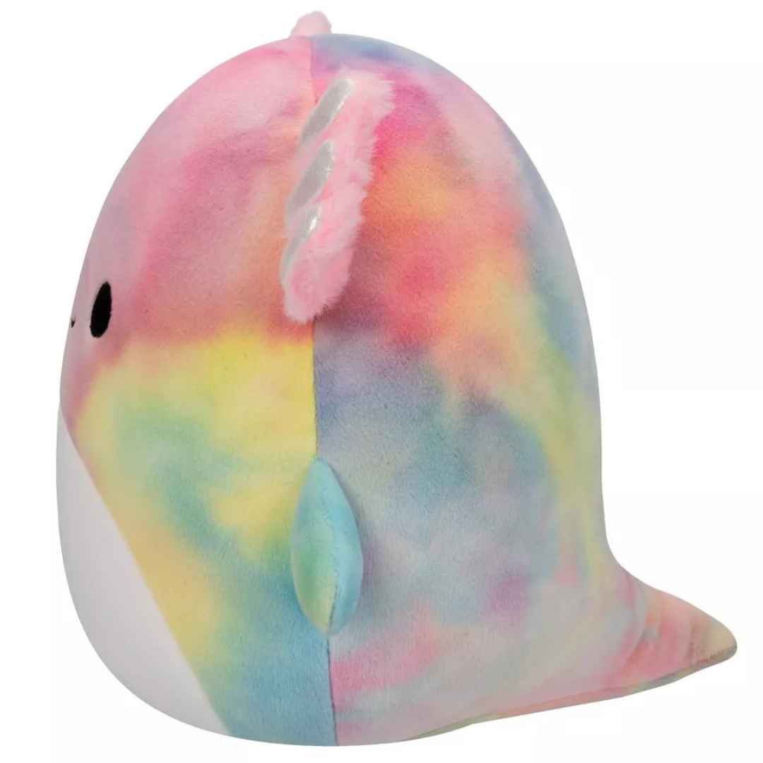 Peluche Squishmallows 11" - Tinley Rainbow Tie-Dye Axolotl