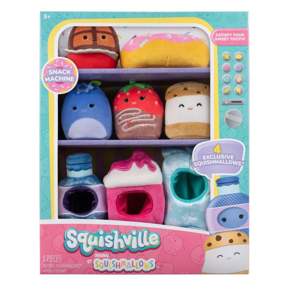 Squishmallows Squishville - Set Grub Hub Juego de accesorios de peluche