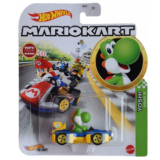 Hot Wheels Mario Kart - Yoshi Mach 8
