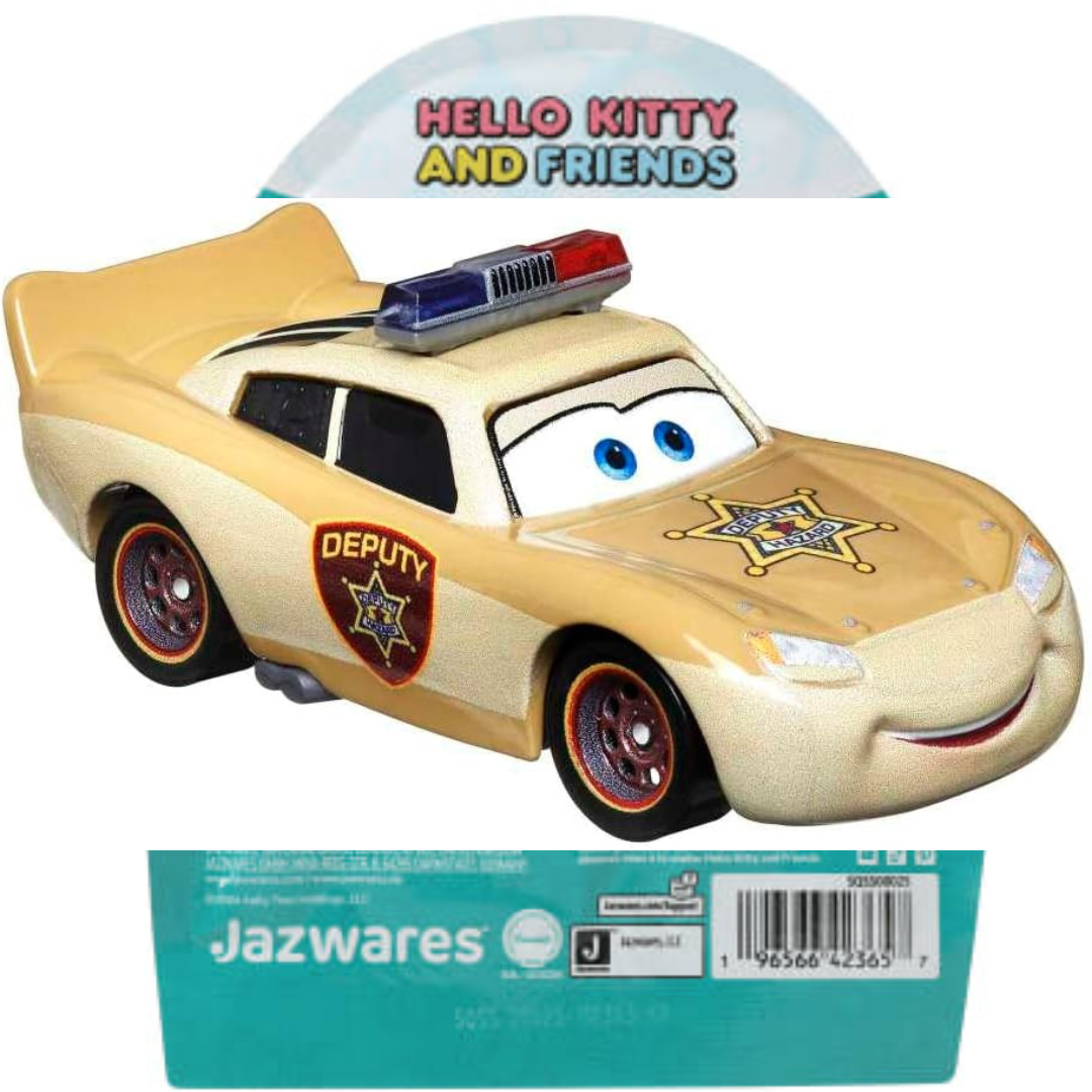 Disney Cars Diecast - Lightning Mc Queen Deputy Hazzard