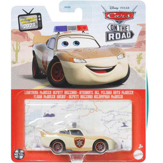 Disney Cars Diecast - Lightning Mc Queen Deputy Hazzard